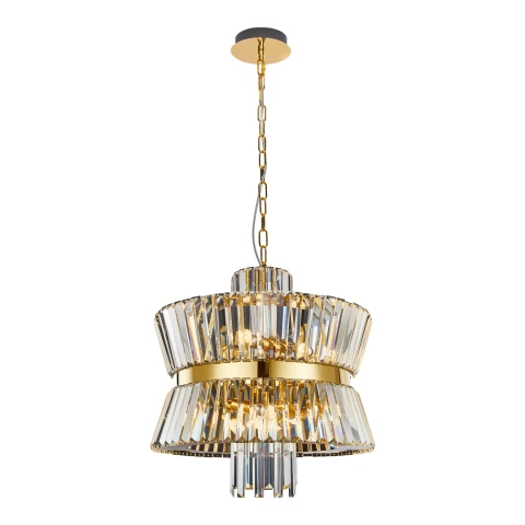 Żyrandol AURELIA GOLD 12xE14 Żyrandol - Lampoteka.pl