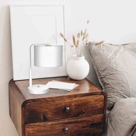 Lampa gabinetowa Albion  MiLAGRO na szafce w sypialni