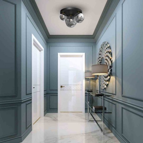 Lampa sufitowa MiLAGRO Reflex 2xE14 1xE27 na korytarzu