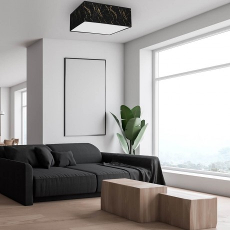 Lampa sufitowa MiLAGRO Senso w salonie 