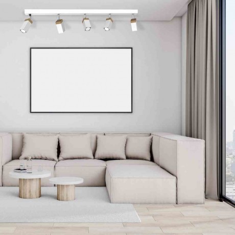 Lampa sufitowa Solo MiLAGRO w aranżacji w salonie 