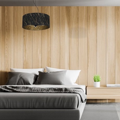 Lampa wisząca MiLAGRO Senso w aranżacji w sypialni