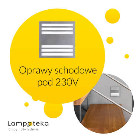 Oprawy schodowe pod 230 V w ofercie sklepu Lampoteka 