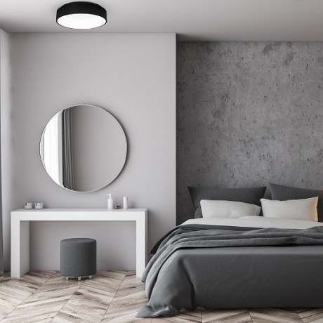 Plafon MiLAGRO Ohio w aranżacji w sypialni 