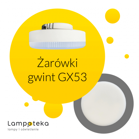 Żarówki z gwintem GX53 w ofercie sklepu internetowego Lampoteka 