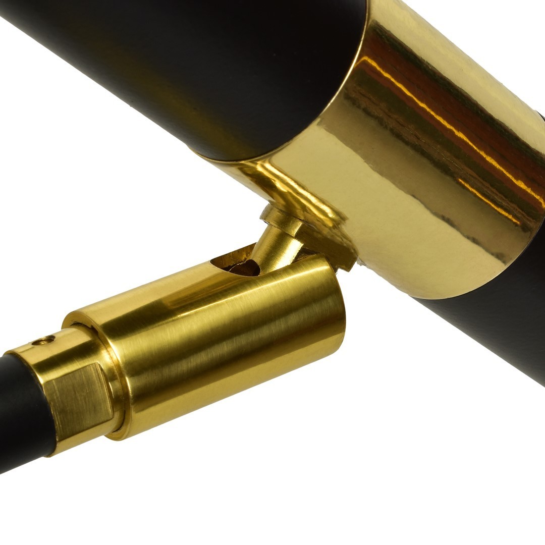 Regulowany kinkiet MiLAGRO Monza Black/Gold