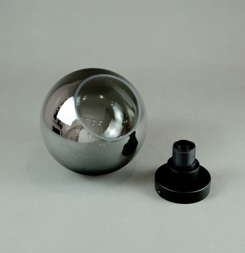 Lampa sufitowa szklana MiLAGRO Sofia Smoked