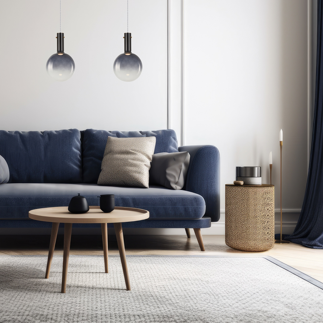 Lampa wisząca GU10 MiLAGRO Toronto w salonie 