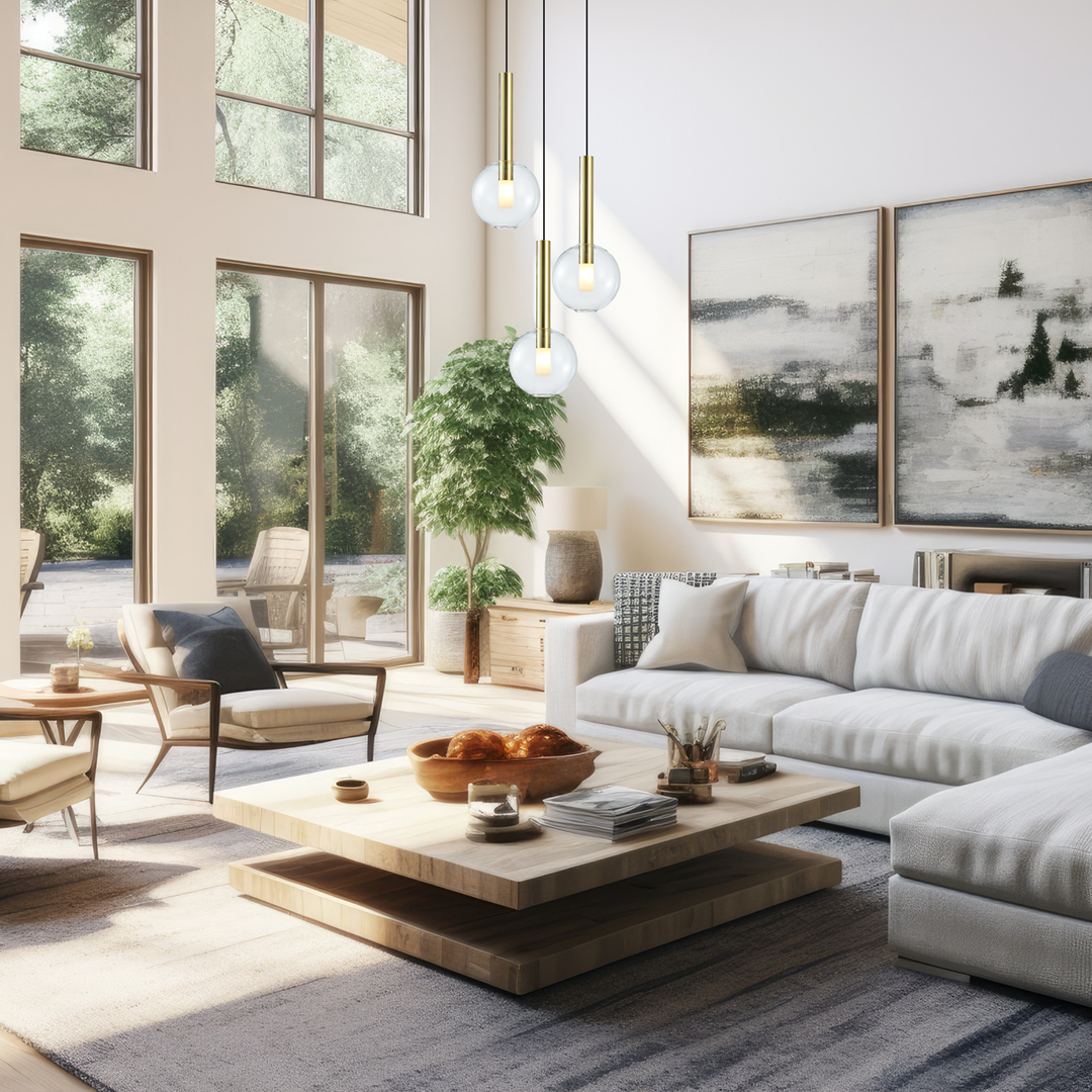 Lampa wisząca MiLAGRO Niko Gold