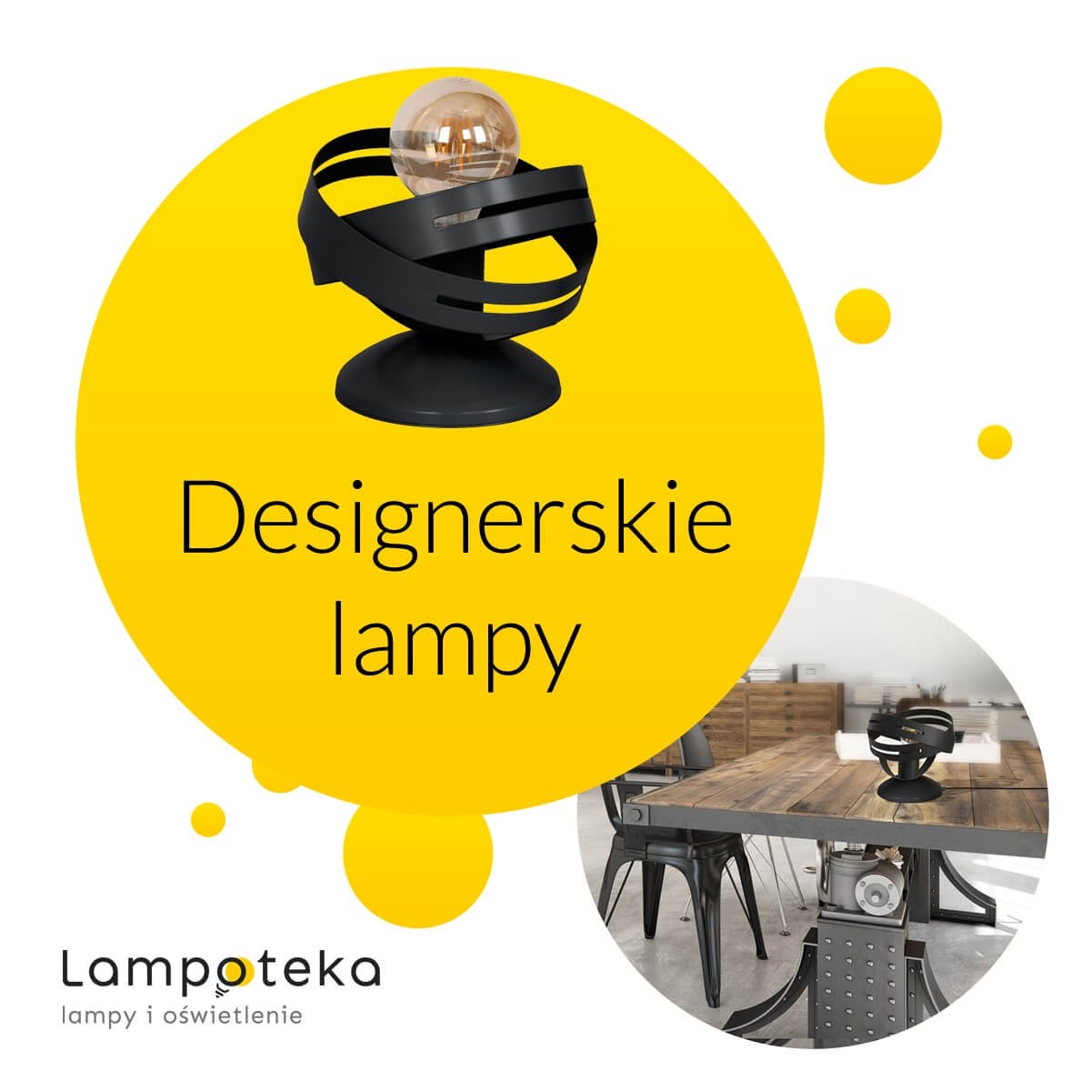 Lampy designerskie - baner