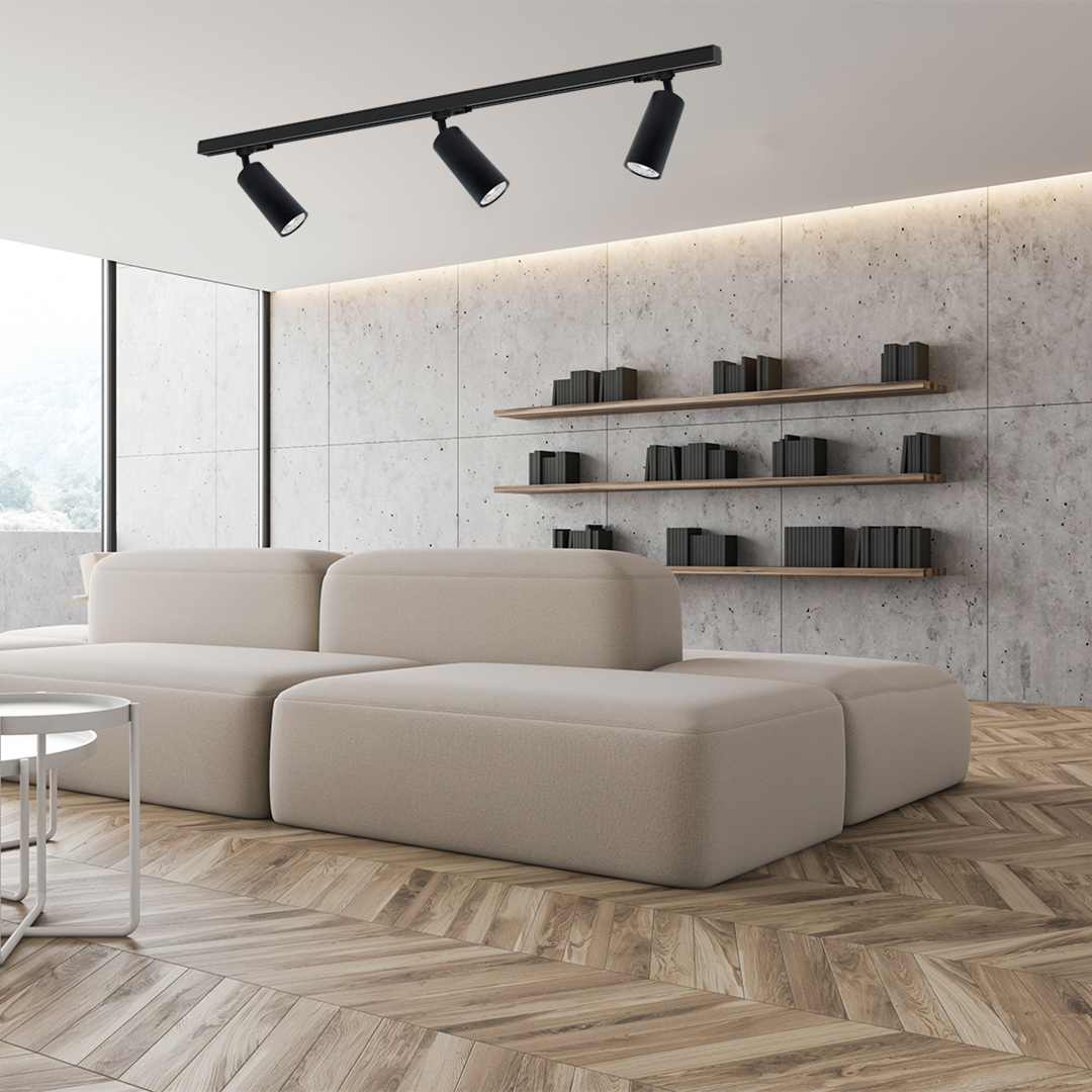 Szynoprzewód MiLAGRO Mica w niskim salonie