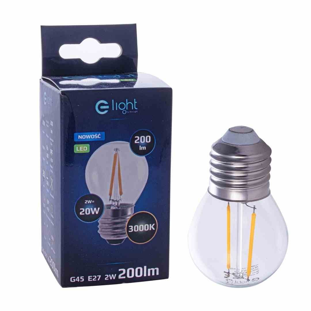 Żarówka filamentowa LED z trzonkiem E27