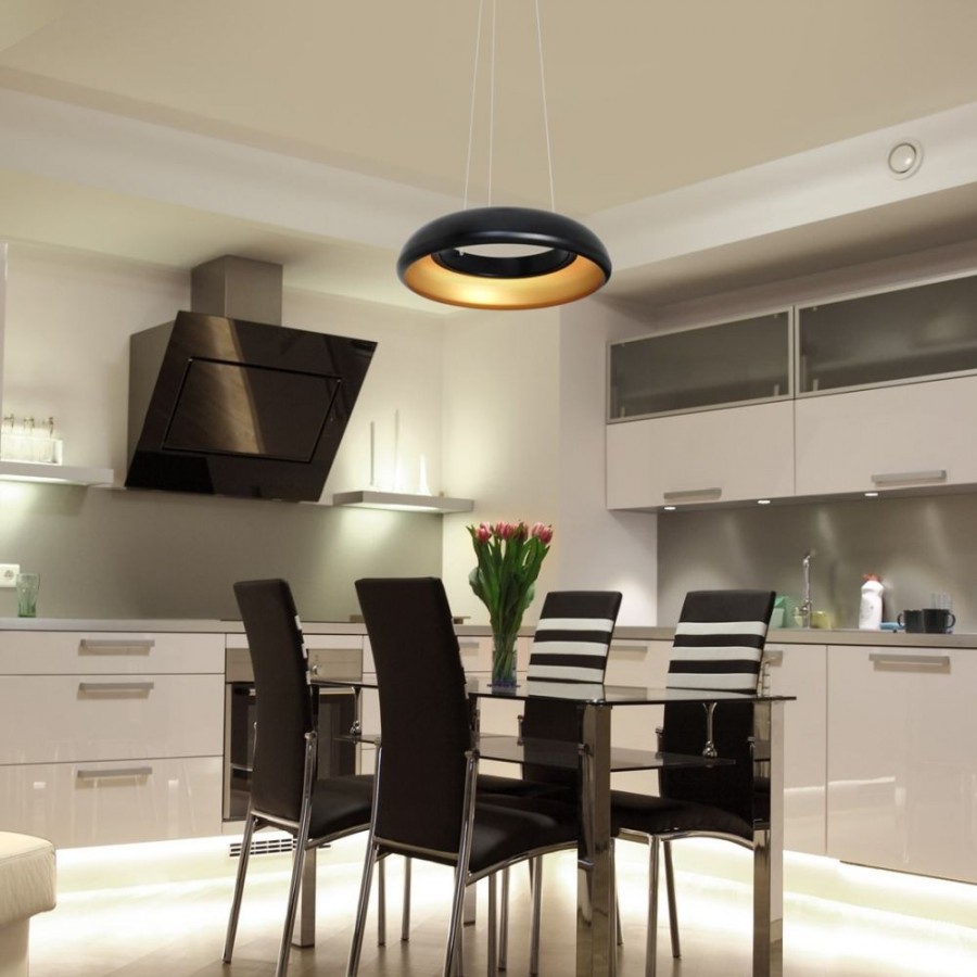 Lampa wisząca w kuchni - aranżacja