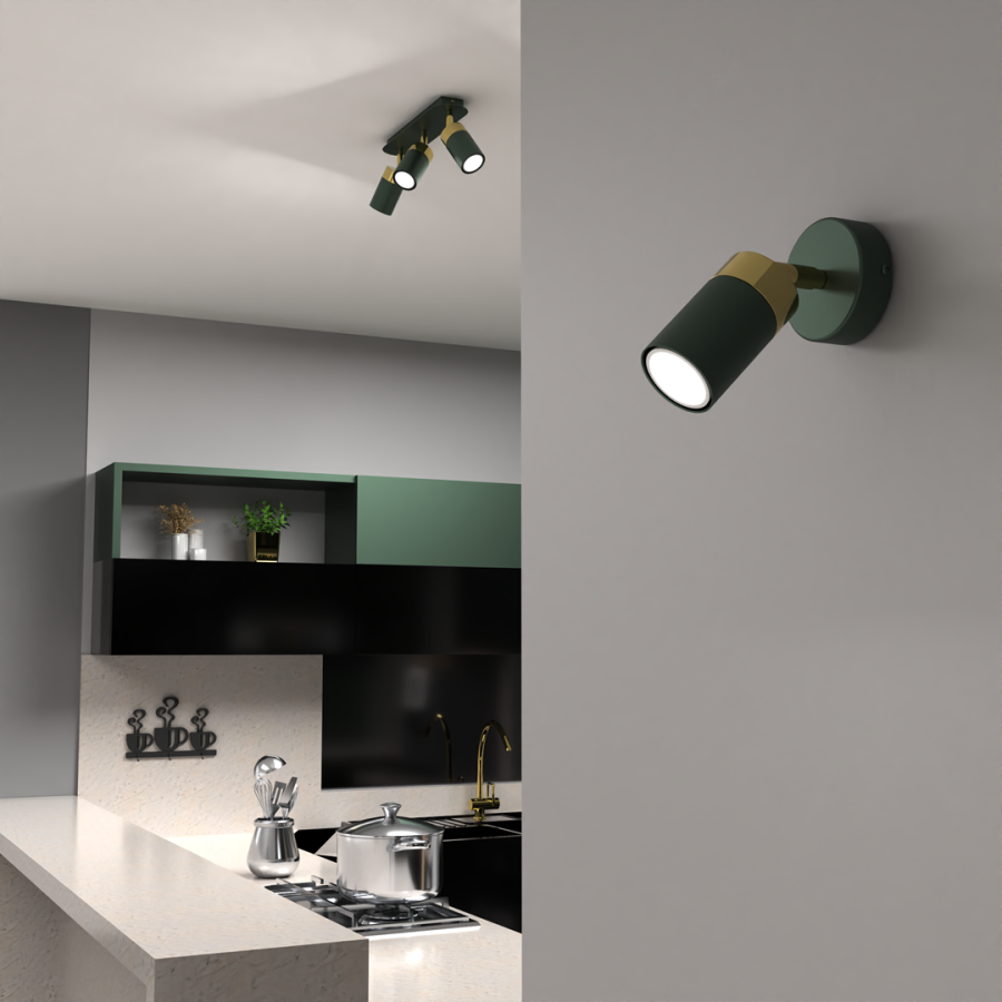 Eleganckie lampy w nowoczesnej kuchni