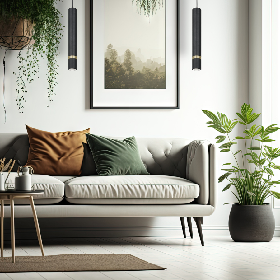 Eleganckie lampy wiszące do salonu