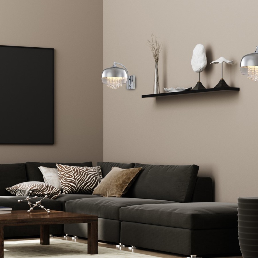 Kinkiet szklany nowoczesny Luna