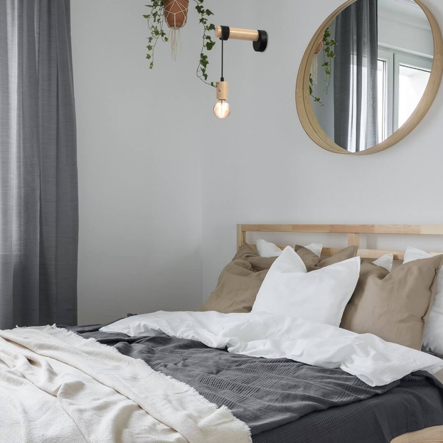 Kinkiet Viga od MiLAGRO - aranżacja w sypialni