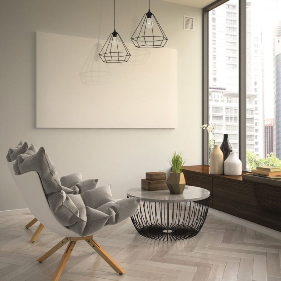 Lampa do salonu - aranżacja