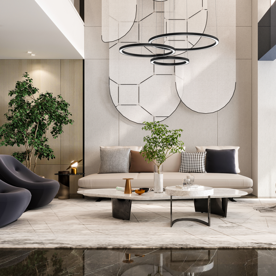 Lampa nowoczesna do salonu