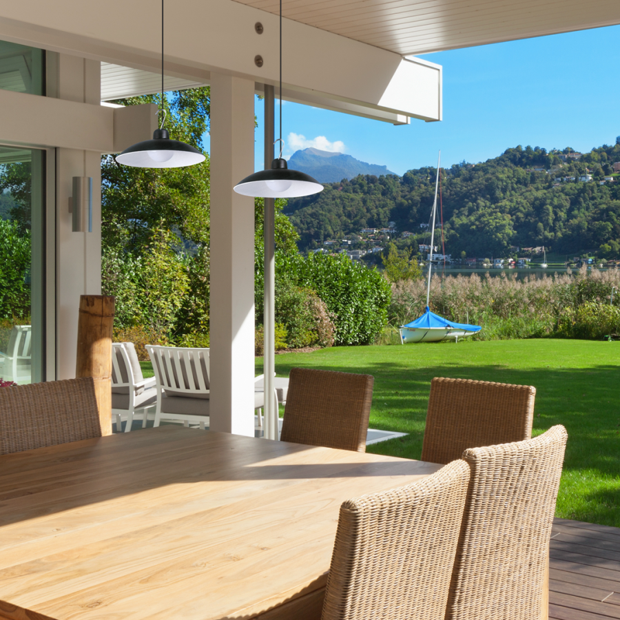 Lampa wisząca do ogrodu