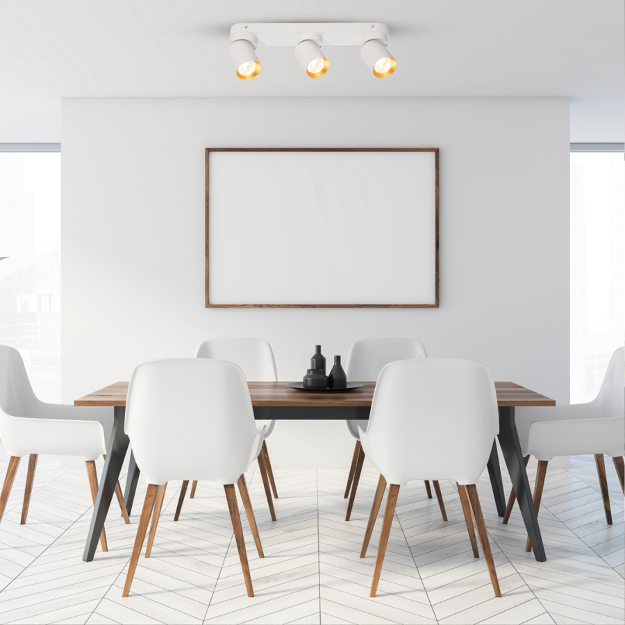 Lampa sufitowa biała