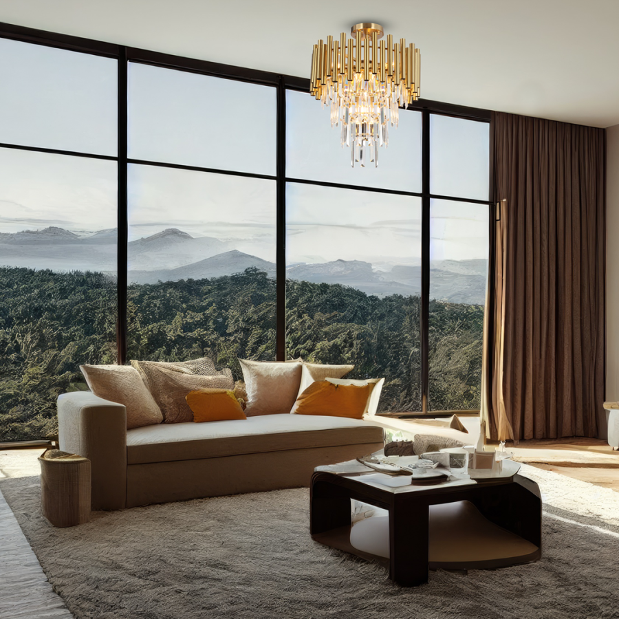 Lampa sufitowa glamour