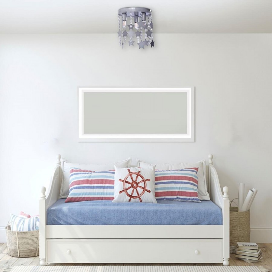 Lampa sufitowa dla dziecka - różowy żyrandol dziecięcy