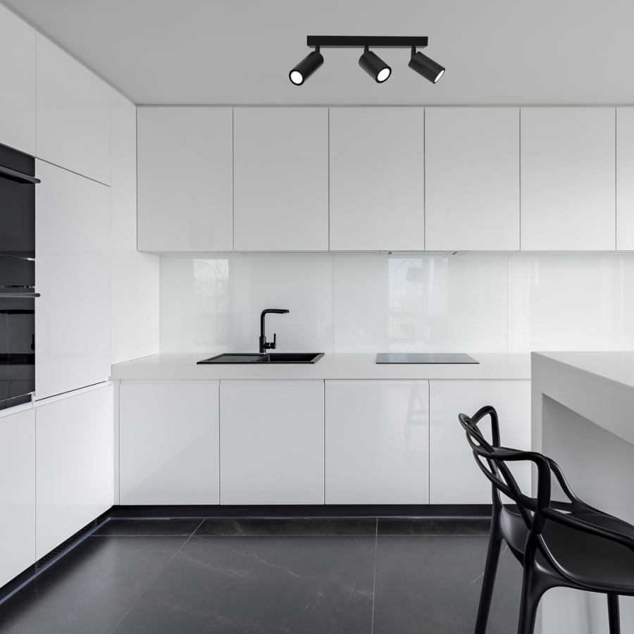 Lampy sufitowe metalowe czarne