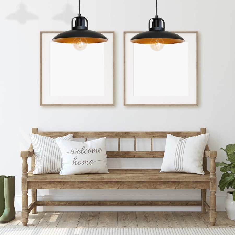 Lampy wiszące Felix w przedpokoju