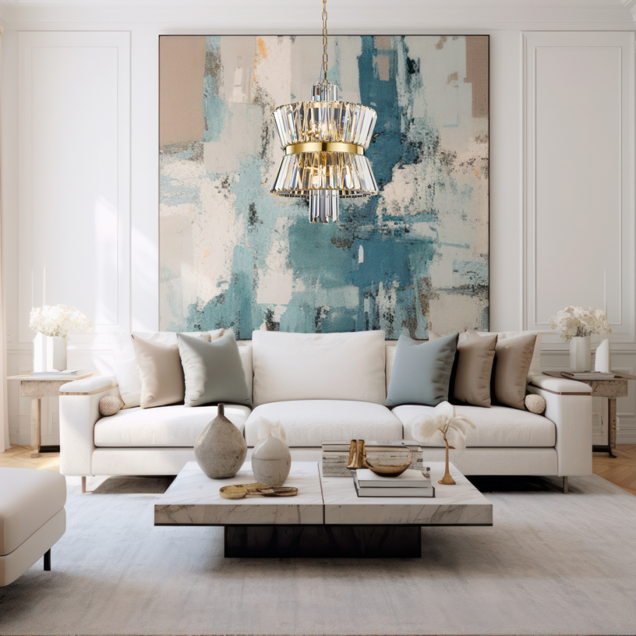 Lampa wisząca glamour