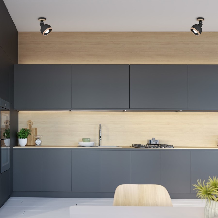 Lampy kuchenne czarne