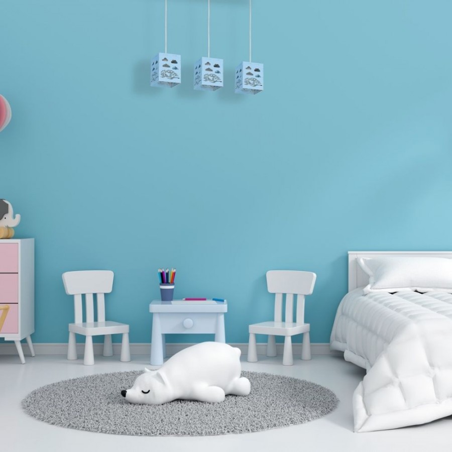 Lampa chłopięca - aranżacja