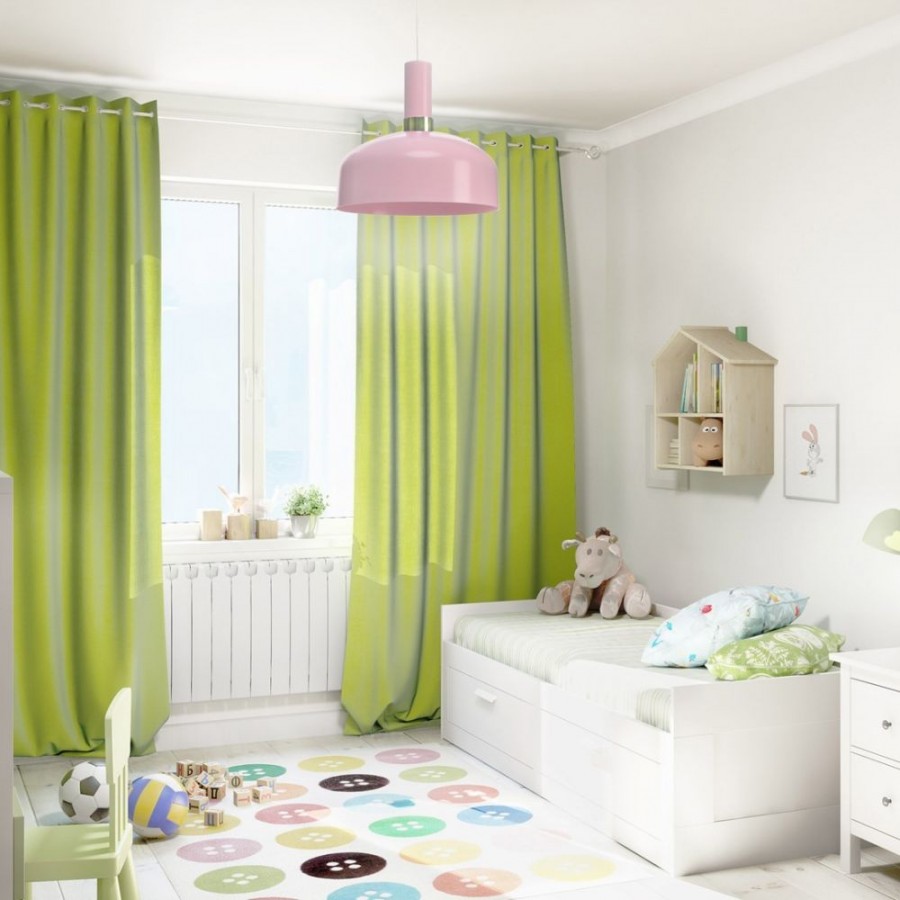 Lampa dziewczęca - aranżacja