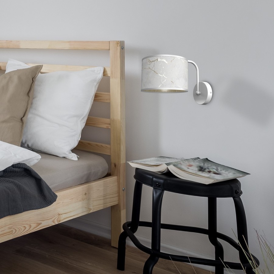 Lampa glamour do sypialni - aranżacja