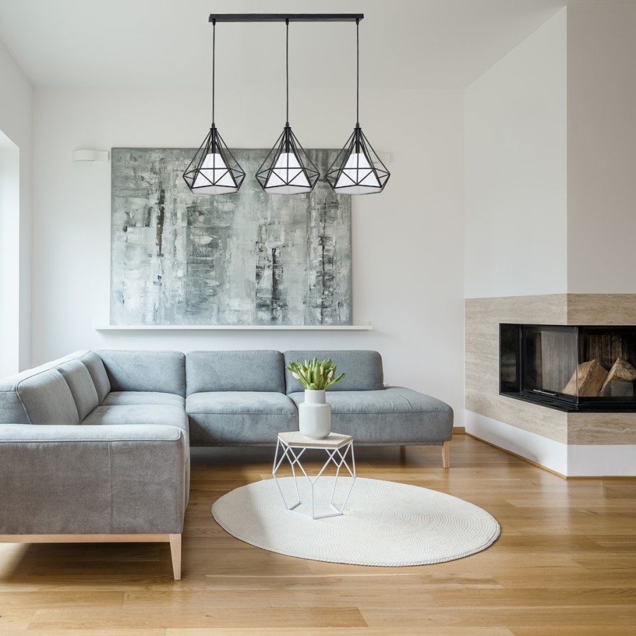 Lampa loftowa do salonu - aranżacja