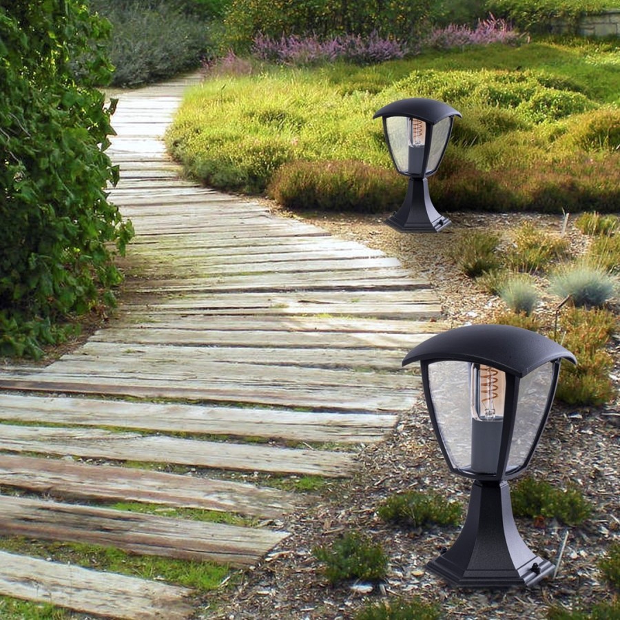 Lampy ogrodowe stojące Fox Black