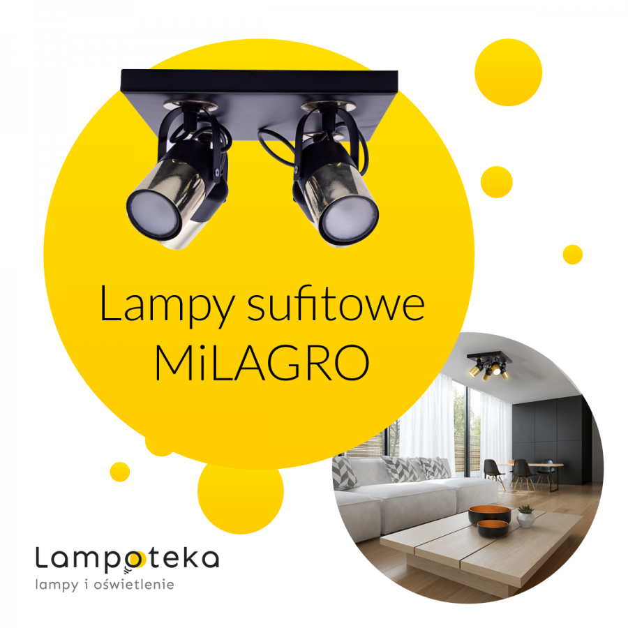 Lampy sufitowe MiLAGRO 