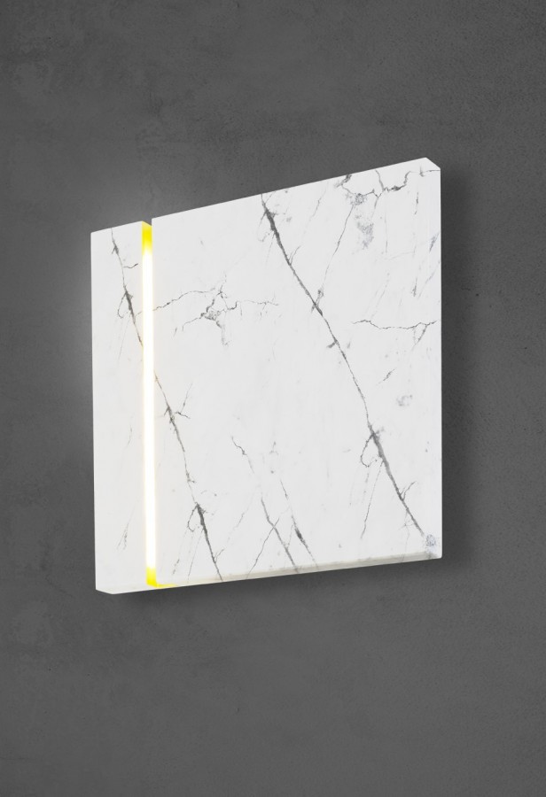 Kinkiet MiLAGRO by Maciej Zień Lectra LED w aranżacji na ścianie 