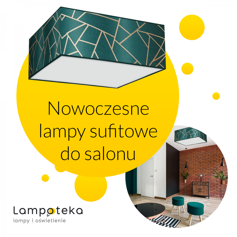 Nowoczesne lampy sufitowe do salonu