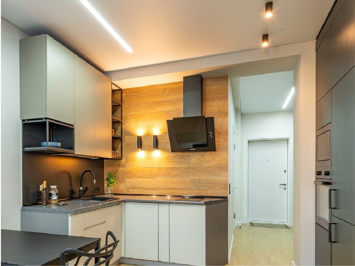 Oświetlenie strefowe w kuchni