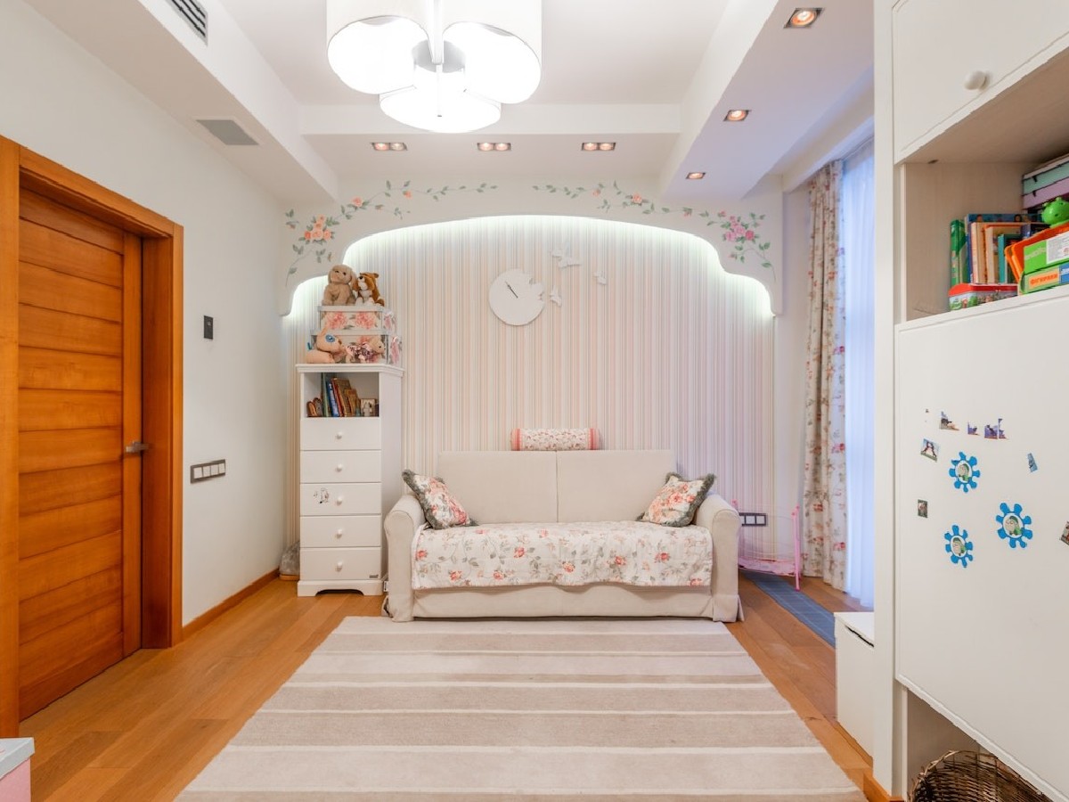 Oświetlenie pokoju dziewczynki