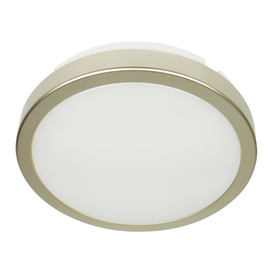 Plafon LED 18W złoty IP65