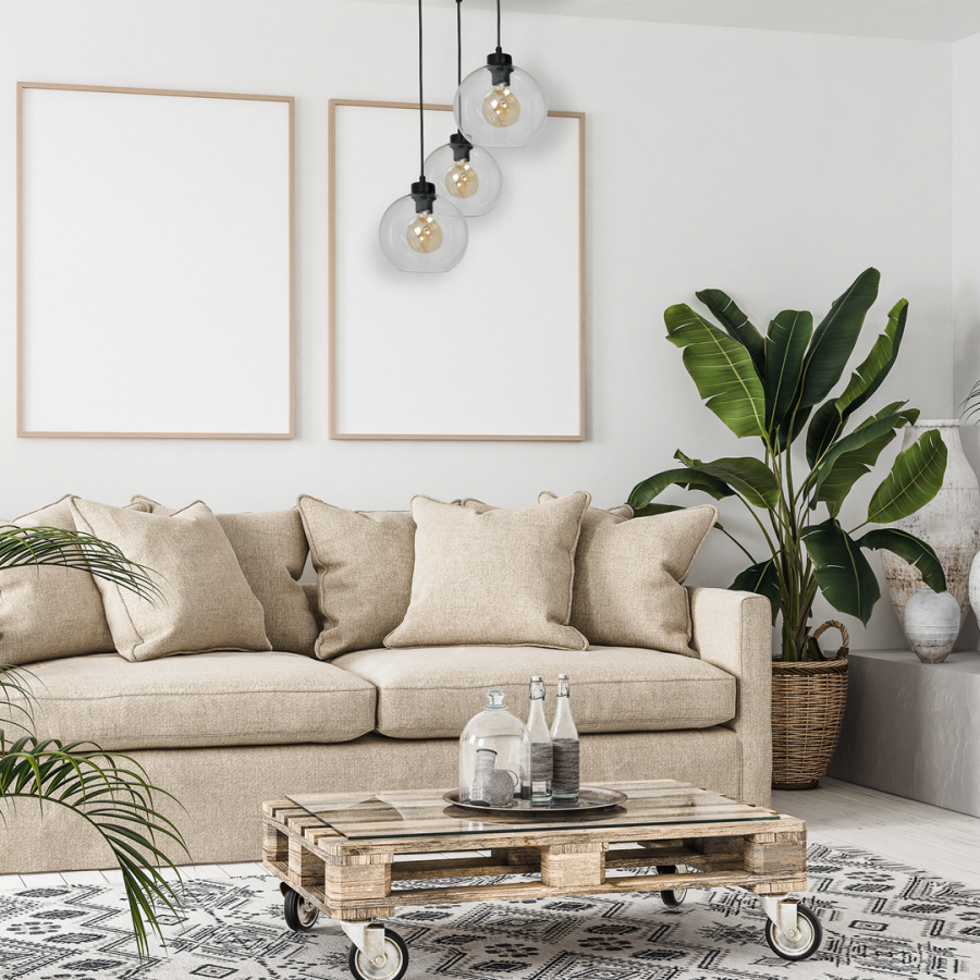 Lampy do salonu szklane