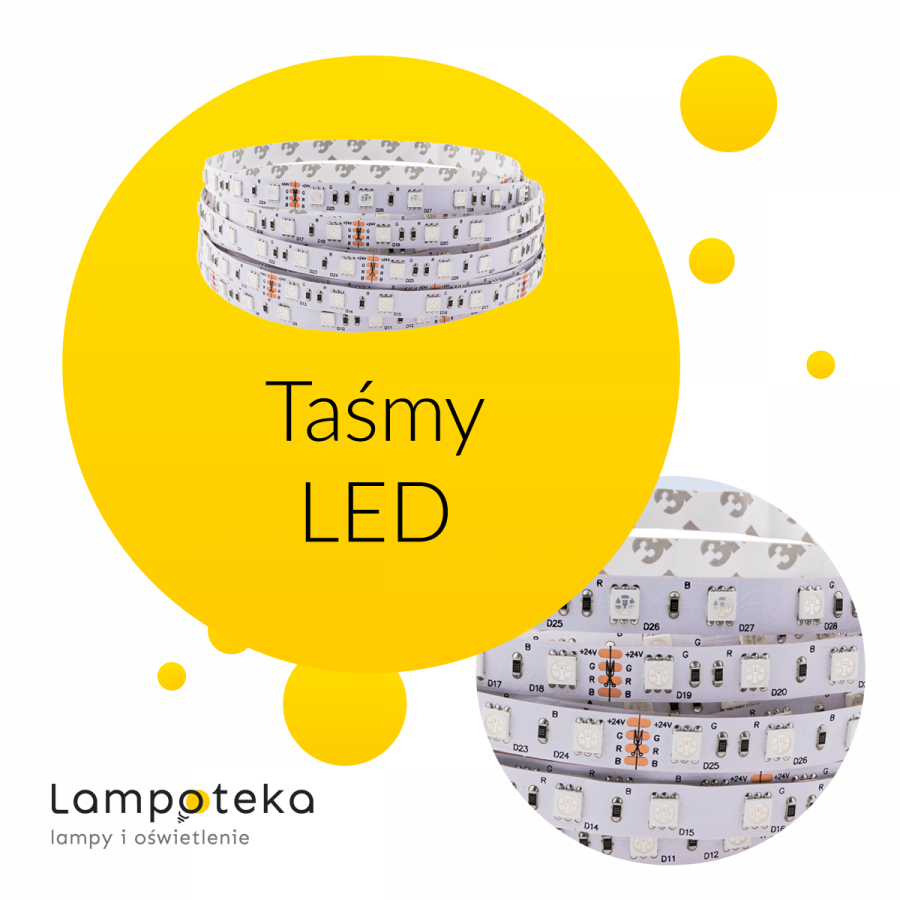 Taśmy LED dostępne w sklepie Lampoteka 