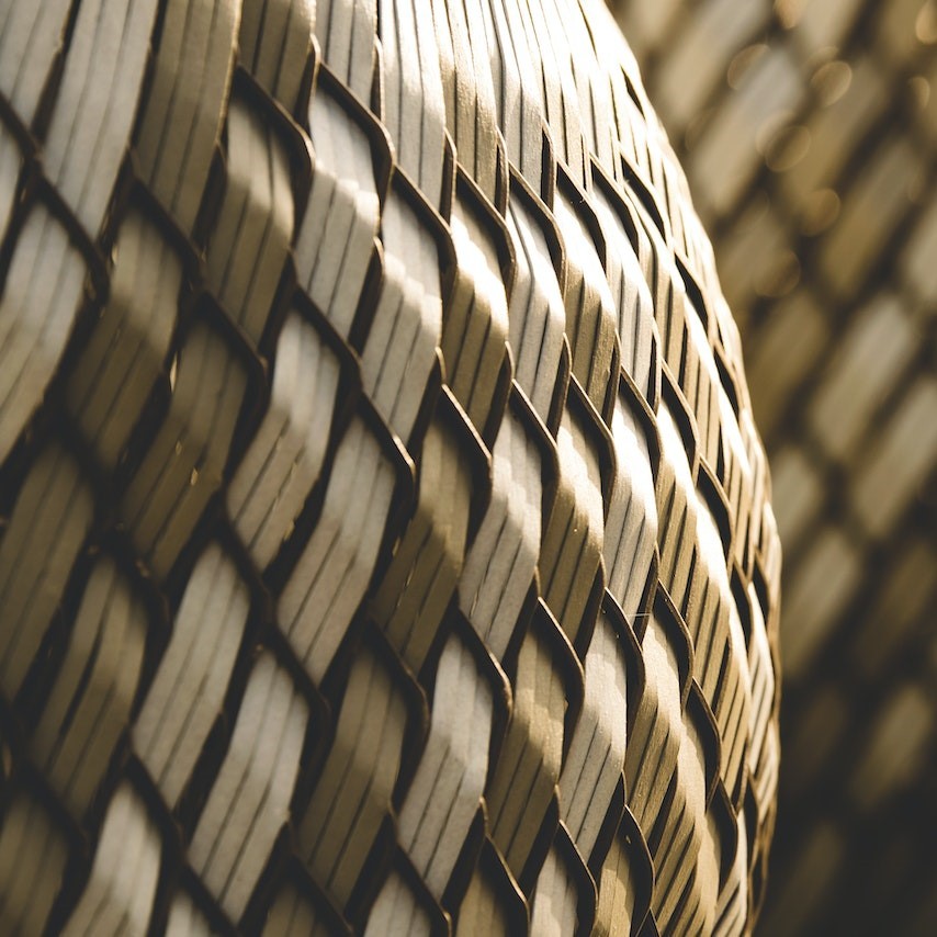 Zbliżenie na rattan