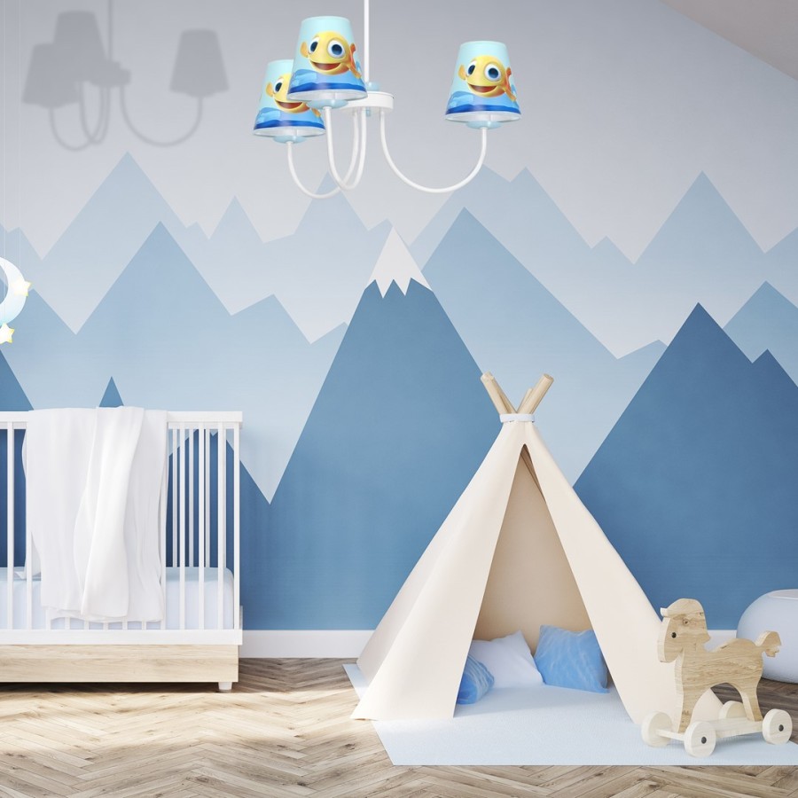 Żyrandol do pokoju chłopca