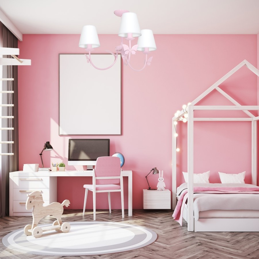 Żyrandol do pokoju dziewczynki