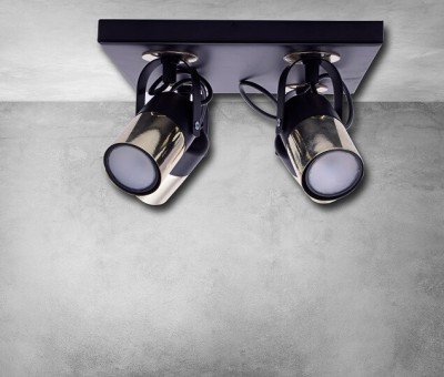 Nowoczesna lampa sufitowa do salonu - MiLAGRO Wilson Black 