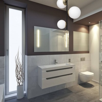 Lampa sufitowa Sparta w łazience