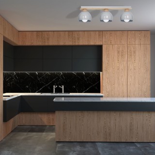 Lampa sufitowa DAMA GRAY 3xE27